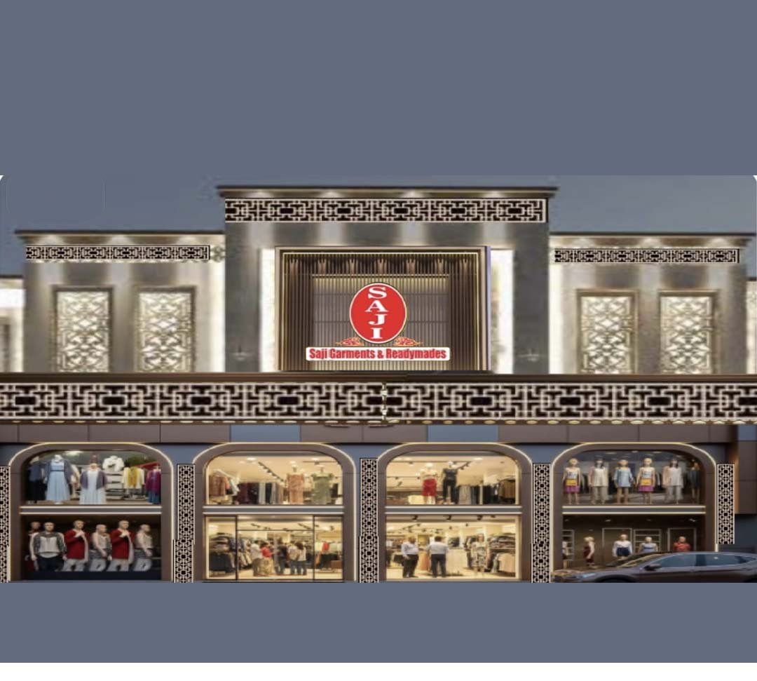 Saji Garments Showroom Elevation